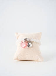 Bracelet ornement breloque / pampille rose fonce BLOW femme