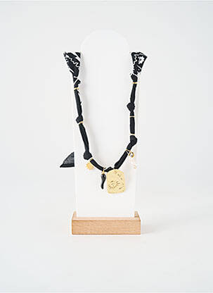 Collier imprimé noir BADHNATI femme