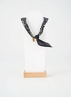 Collier imprimé noir BADHNATI femme
