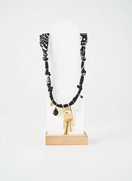 Collier imprimé noir BADHNATI femme
