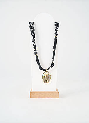 Collier imprimé noir BADHNATI femme