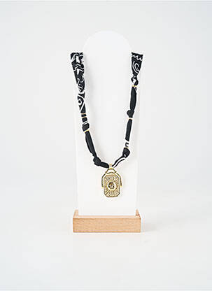 Collier imprimé noir BADHNATI femme