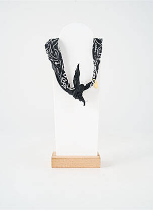 Collier imprimé noir BADHNATI femme