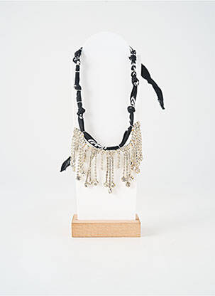 Collier imprimé noir BADHNATI femme