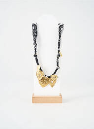Collier imprimé noir BADHNATI femme