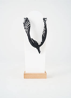 Collier imprimé noir BADHNATI femme