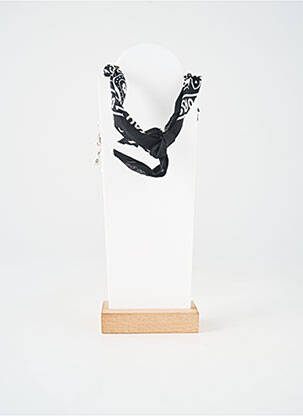 Collier imprimé noir BADHNATI femme
