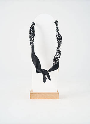 Collier imprimé noir BADHNATI femme