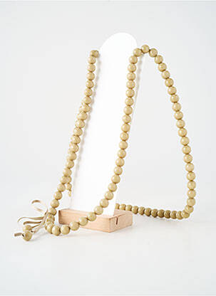 Collier ornement perles vert ZOE BONBONS femme