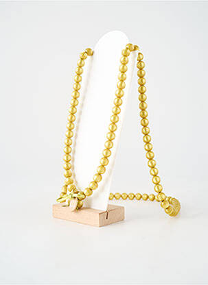 Collier ornement perles vert ZOE BONBONS femme