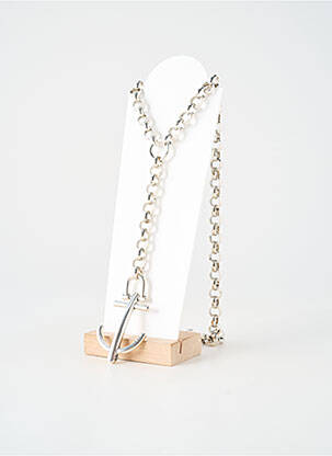 Collier ornement breloque / pampille argent CXC femme