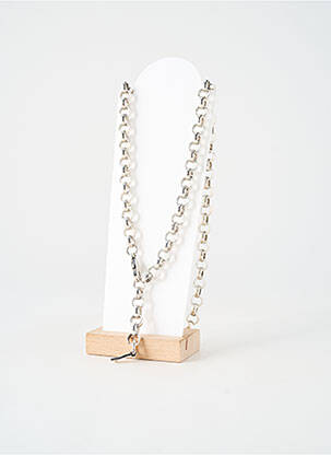 Collier ornement breloque / pampille argent CXC femme