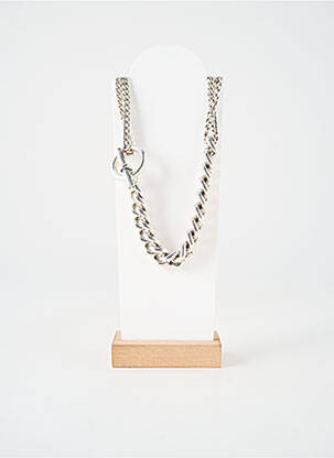 Collier fermeture fermoir en t argent CXC femme