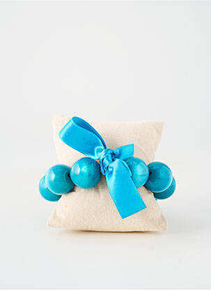 Bracelet fermeture avec liens bleu ZOE BONBONS femme