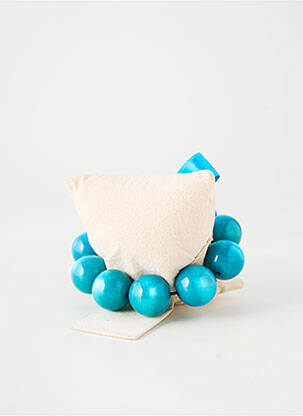 Bracelet fermeture avec liens bleu ZOE BONBONS femme