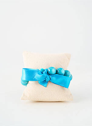 Bracelet fermeture avec liens bleu ZOE BONBONS femme