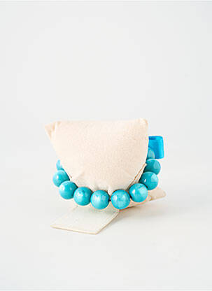 Bracelet fermeture avec liens bleu ZOE BONBONS femme
