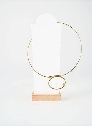 Collier fermeture fermoir mousqueton or SOYANG femme