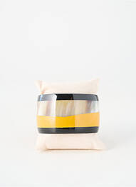 Bracelet jonc jaune SOYANG femme