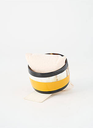 Bracelet jonc jaune SOYANG femme