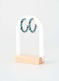 Boucles d’oreilles bleu LES GEORGETTES femme