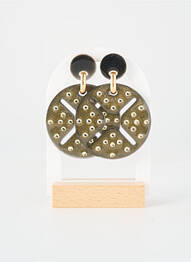 Boucles d’oreilles ornement oxyde de zirconium vert BLOW femme