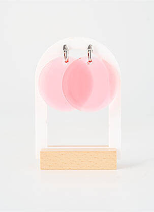 Boucles d’oreilles rose BLOW femme