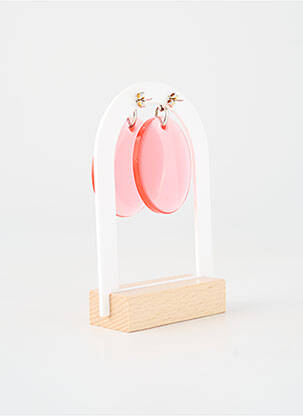 Boucles d’oreilles rose BLOW femme