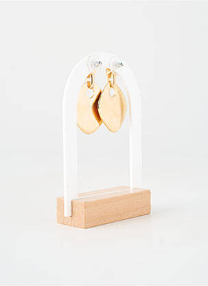 Boucles d’oreilles matériaux métal or BLOW femme