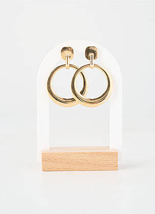 Boucles d’oreilles matériaux métal or BLOW femme
