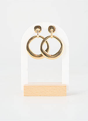 Boucles d’oreilles matériaux métal or BLOW femme