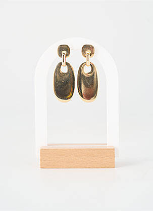 Boucles d’oreilles matériaux métal or BLOW femme