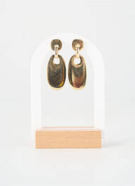 Boucles d’oreilles matériaux métal or BLOW femme