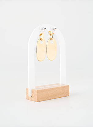 Boucles d’oreilles matériaux métal or BLOW femme