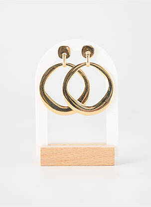 Boucles d’oreilles matériaux métal or BLOW femme