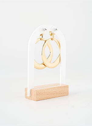 Boucles d’oreilles matériaux métal or BLOW femme