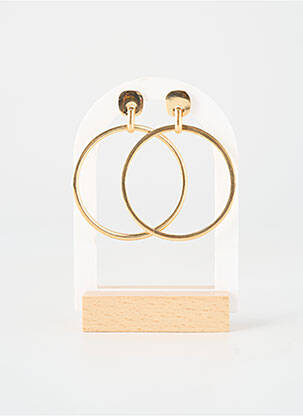 Boucles d’oreilles matériaux métal or BLOW femme
