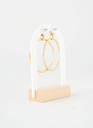 Boucles d’oreilles matériaux métal or BLOW femme