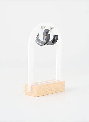 Boucles d’oreilles noir SOYANG femme
