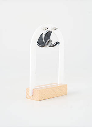 Boucles d’oreilles noir SOYANG femme