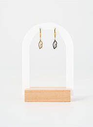 Boucles d’oreilles matériaux métal or ZAG femme