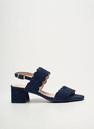 Sandales/nu pieds talon bottier talon de 4 à 6cm bleu BELLA STORIA femme
