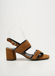 Sandales/nu pieds talon bottier talon de 4 à 6cm marron BELLA STORIA femme
