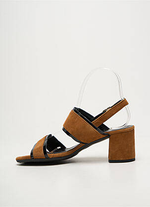 Sandales/nu pieds talon bottier talon de 4 à 6cm marron BELLA STORIA femme