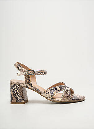 Sandales/nu pieds talon bottier talon de 7 à 9cm beige BELLA STORIA femme