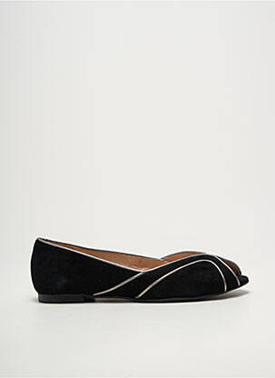 Ballerines chiquet talon plat jusqu'à 3cm noir BELLA STORIA femme
