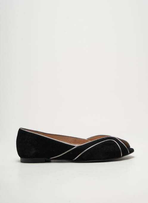Ballerines chiquet talon plat jusqu'à 3cm noir BELLA STORIA femme