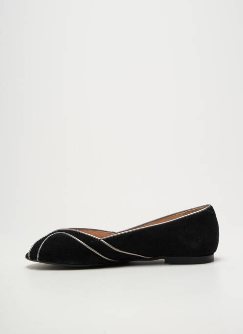 Ballerines chiquet talon plat jusqu'à 3cm noir BELLA STORIA femme
