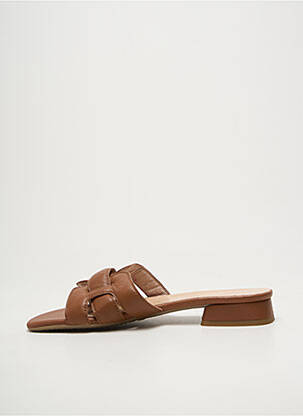 Mules/sabots type de semelle amortissante talon plat jusqu'à 3cm marron BELLA STORIA femme