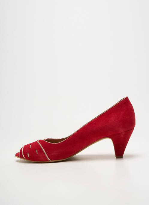 Sandales/nu pieds type de semelle amortissante talon de 4 à 6cm rouge BELLA STORIA femme